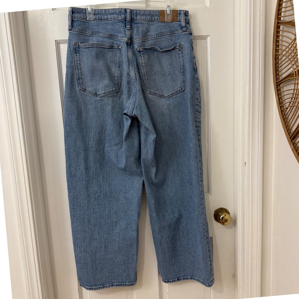 Madewell Curvy Perfect Vintage Wide Leg Jean Sz 31 Med Wash High Rise READ - Picture 4 of 5